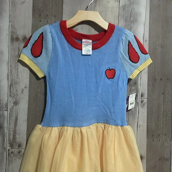Disney Princess Girls Toddler Cosplay Dress Snow White Yellow size small NEW - Picture 5 of 9